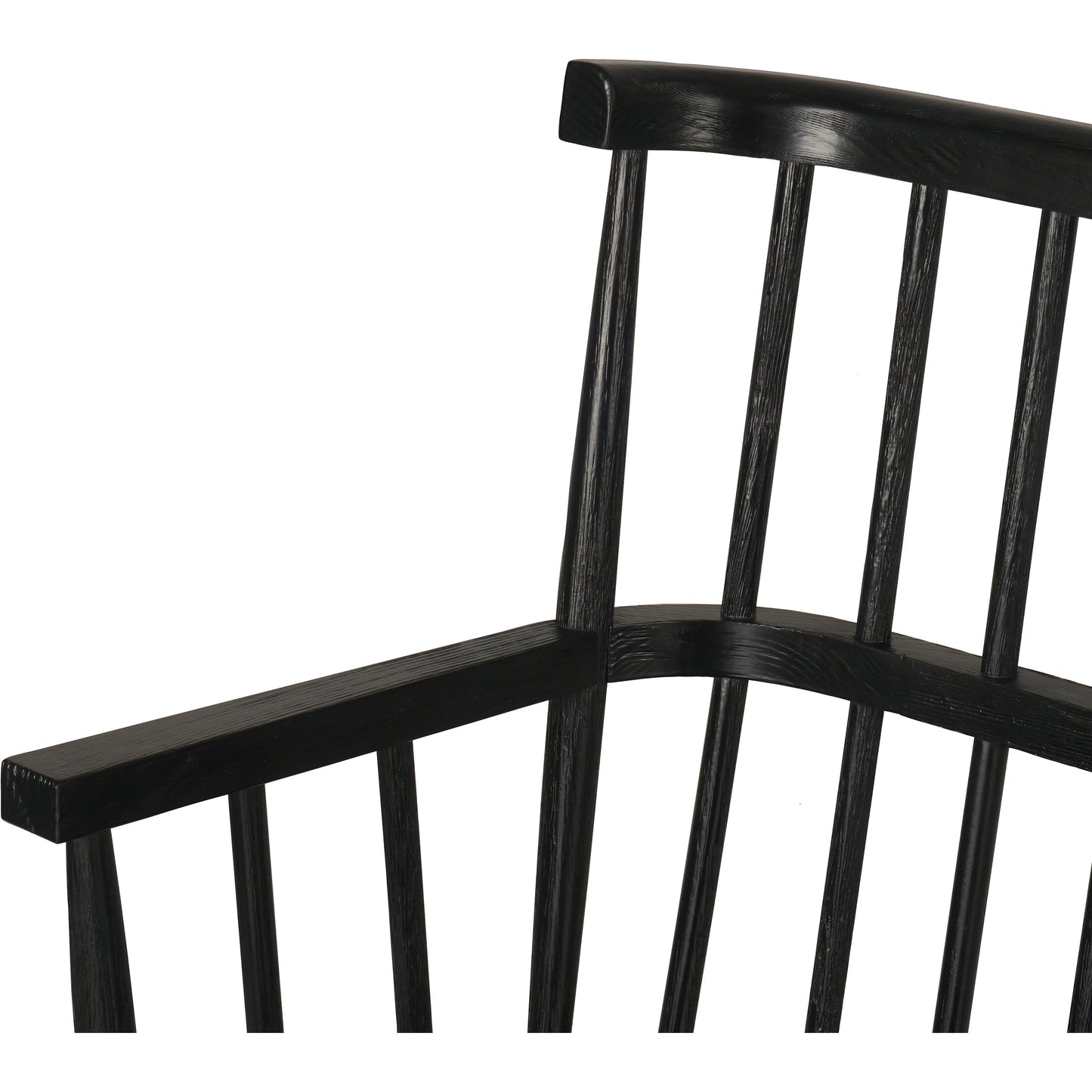 012 SI-1977053 | Additional Silo | Aspen Bench by Four Hands in matte black. Made from solid beech, beech veneer in a cottage & farmhouse style.