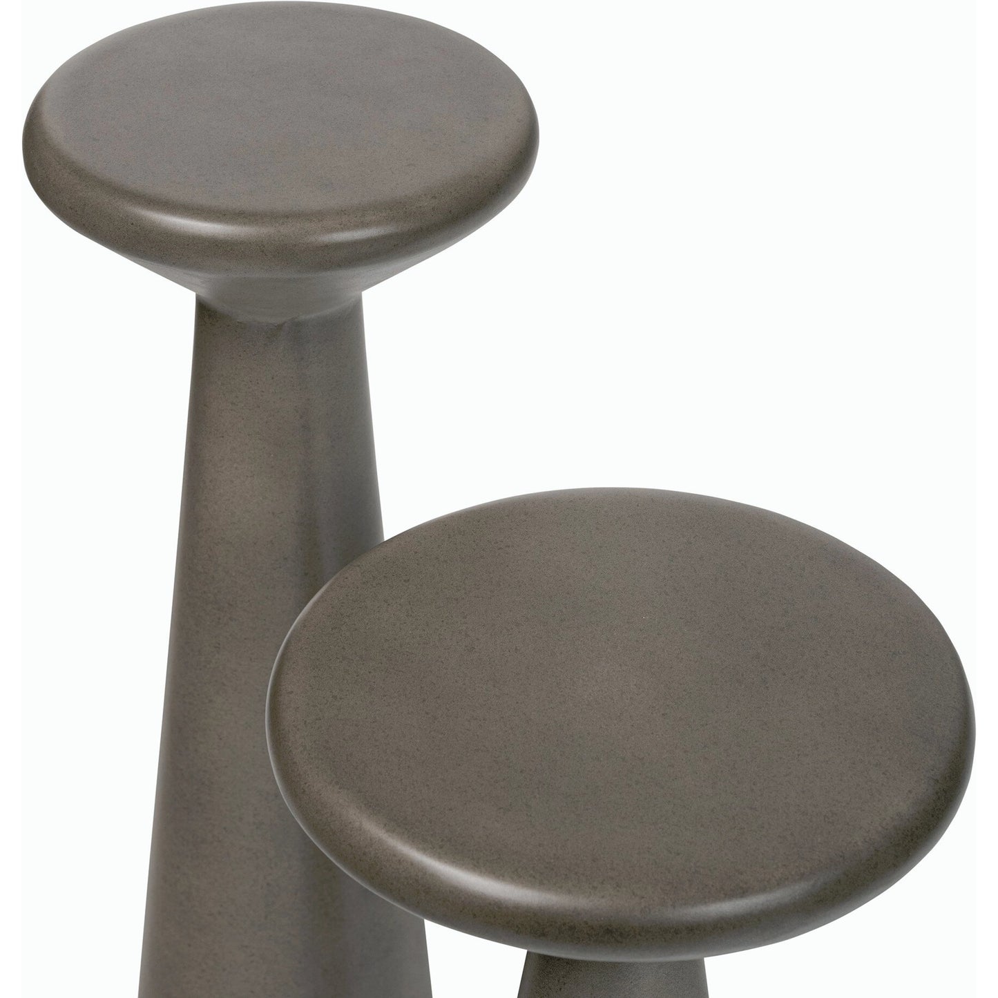 015 SI-2158403 | Closeup | Ravine Concrete Accent Tables by Four Hands. Made from concrete in a modern style.