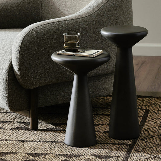 Ravine Concrete Accent Tables by Four Hands. Made from concrete in a modern style.