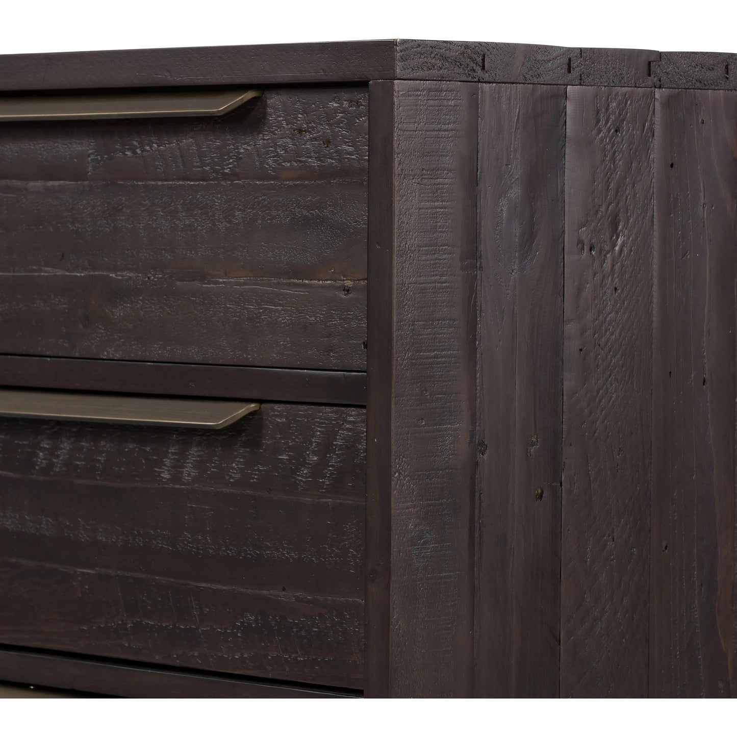 010 SI-1717257 | Additional Silo | Wyeth 6 Drawer Dresser by Four Hands in dark carbon, antique brass and dark carbon. Made from solid reclaimed pine, iron in a rustic style.