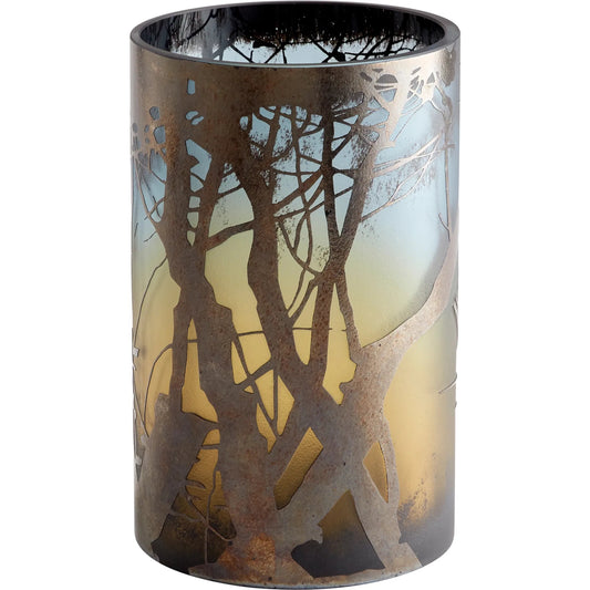 Miombo Vase by Cyan Design in green, blue. Made from glass in a modern style.