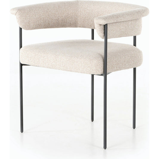 Carrie Dining Chair by Four Hands in sonoma black, matte black. Made from unique in a modern style.