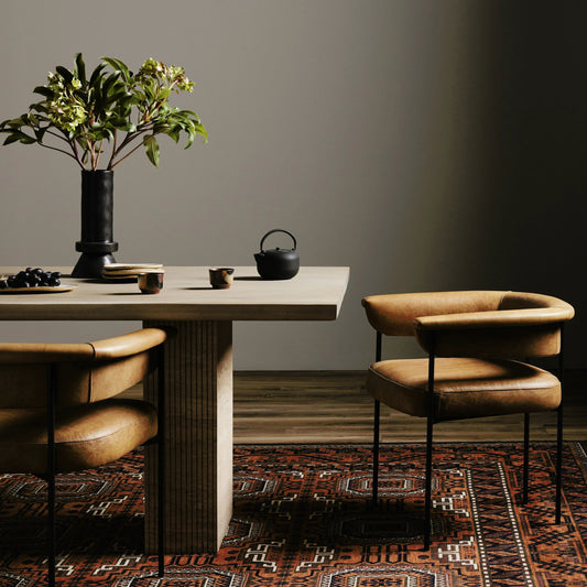 Carrie Dining Chair by Four Hands in sonoma black, matte black. Made from unique in a modern style.