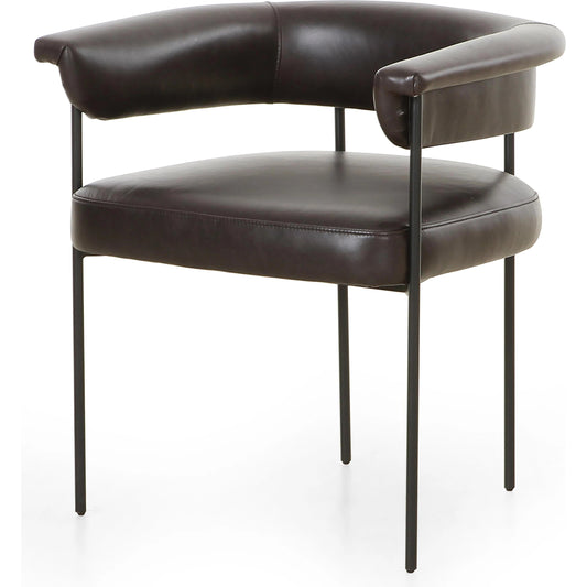 Carrie Dining Chair by Four Hands in sonoma black, matte black. Made from unique in a modern style.