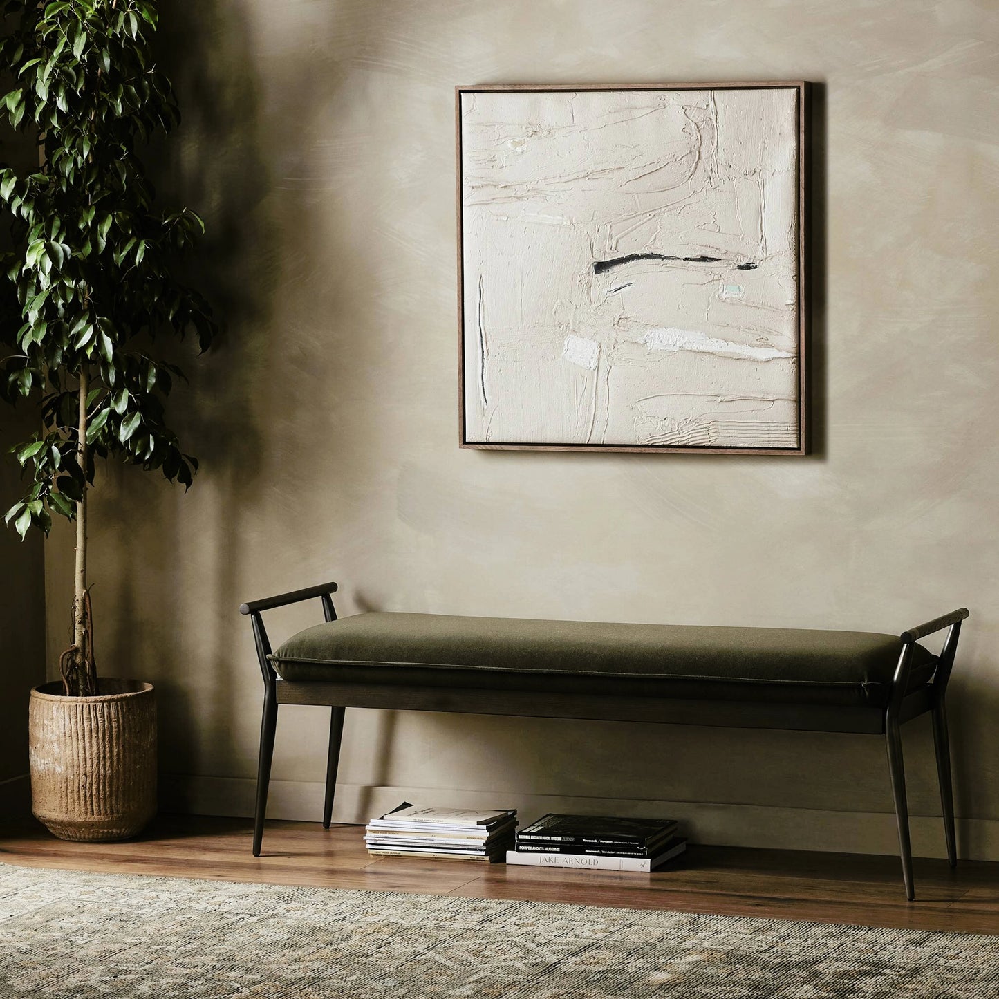 038 SI-1977186 | Lifestyle | Charlotte Bench by Four Hands. Made from unique in a modern style.