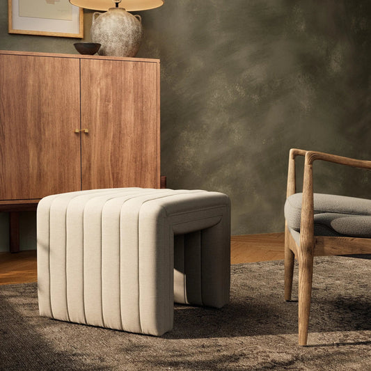 Augustine Ottoman by Four Hands. Made from unique in a modern style.