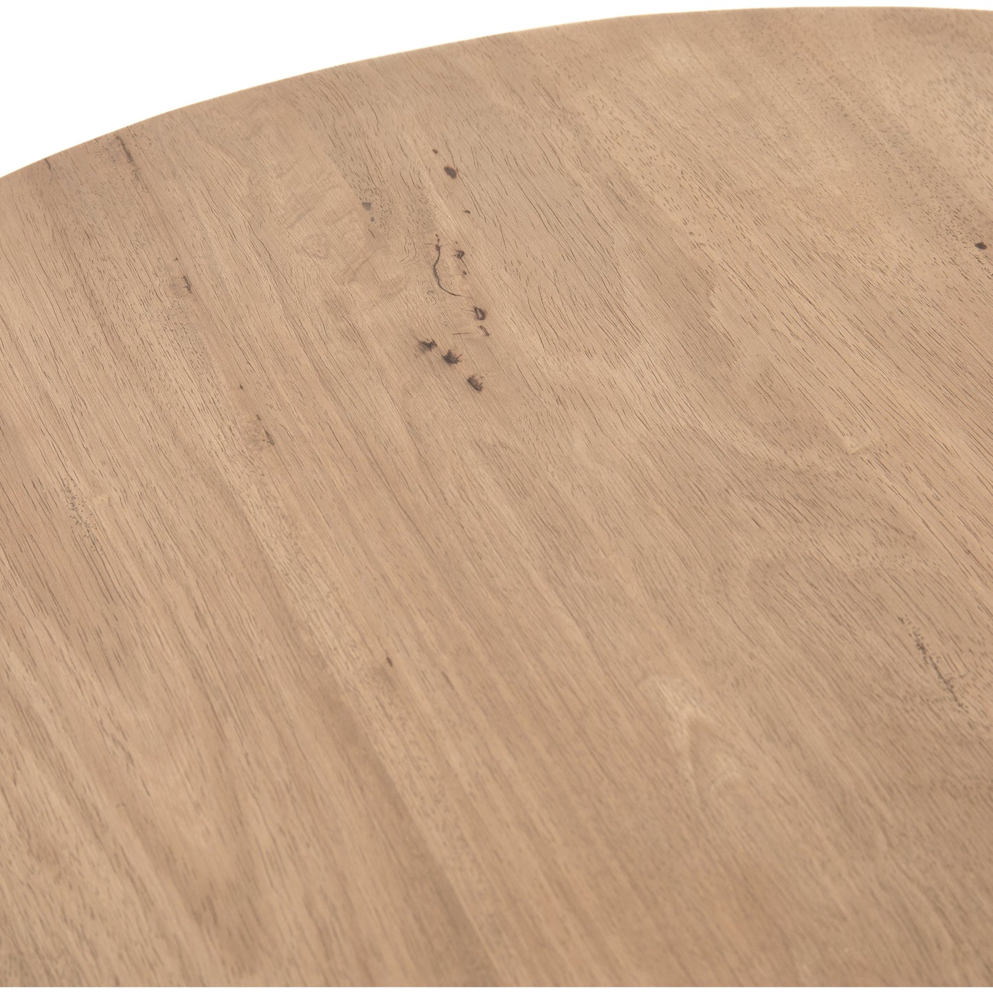 009 SI-1716107 | Additional Silo | Mesa Round Coffee Table by Four Hands in light brushed parawood. Made from solid parawood in a eclectic & global style.