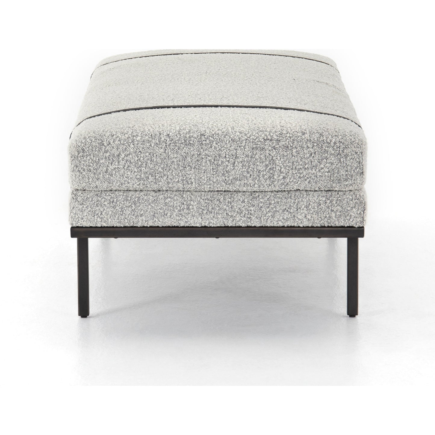 004 SI-1715554 | Additional Silo | Harris Accent Bench by Four Hands in knoll domino, umbra black. Made from unique in a modern style.
