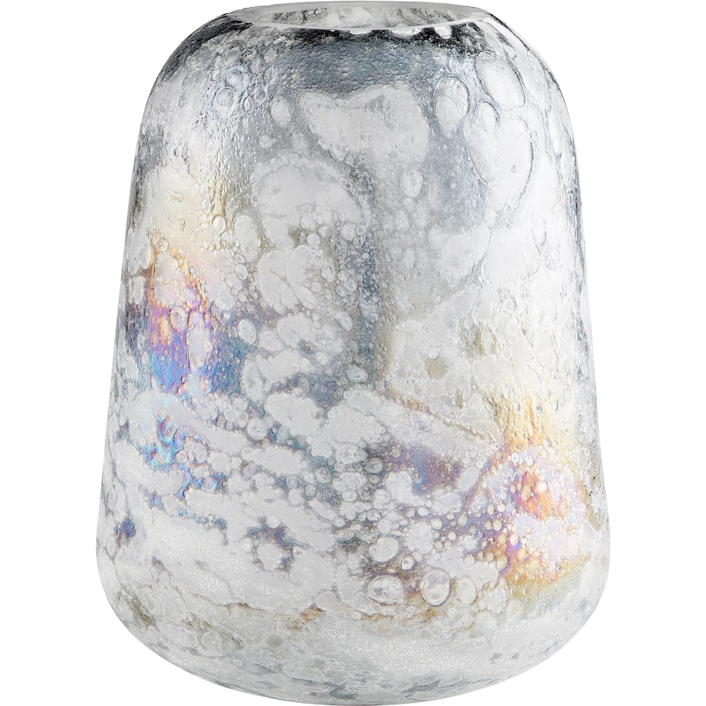 002 SI-1987243 | Primary Silo | Moonscape Vase by Cyan Design in iridescent. Made from glass in a modern style.