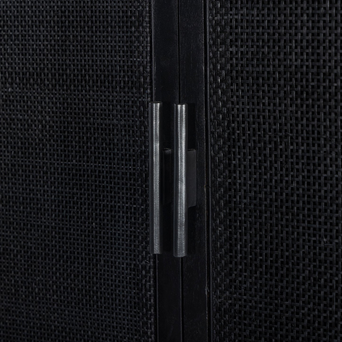 010 SI-2074168 | Additional Silo | Caprice Cabinet by Four Hands in black wash mango, black natural cane. Made from cane, solid mango in a eclectic & global style.
