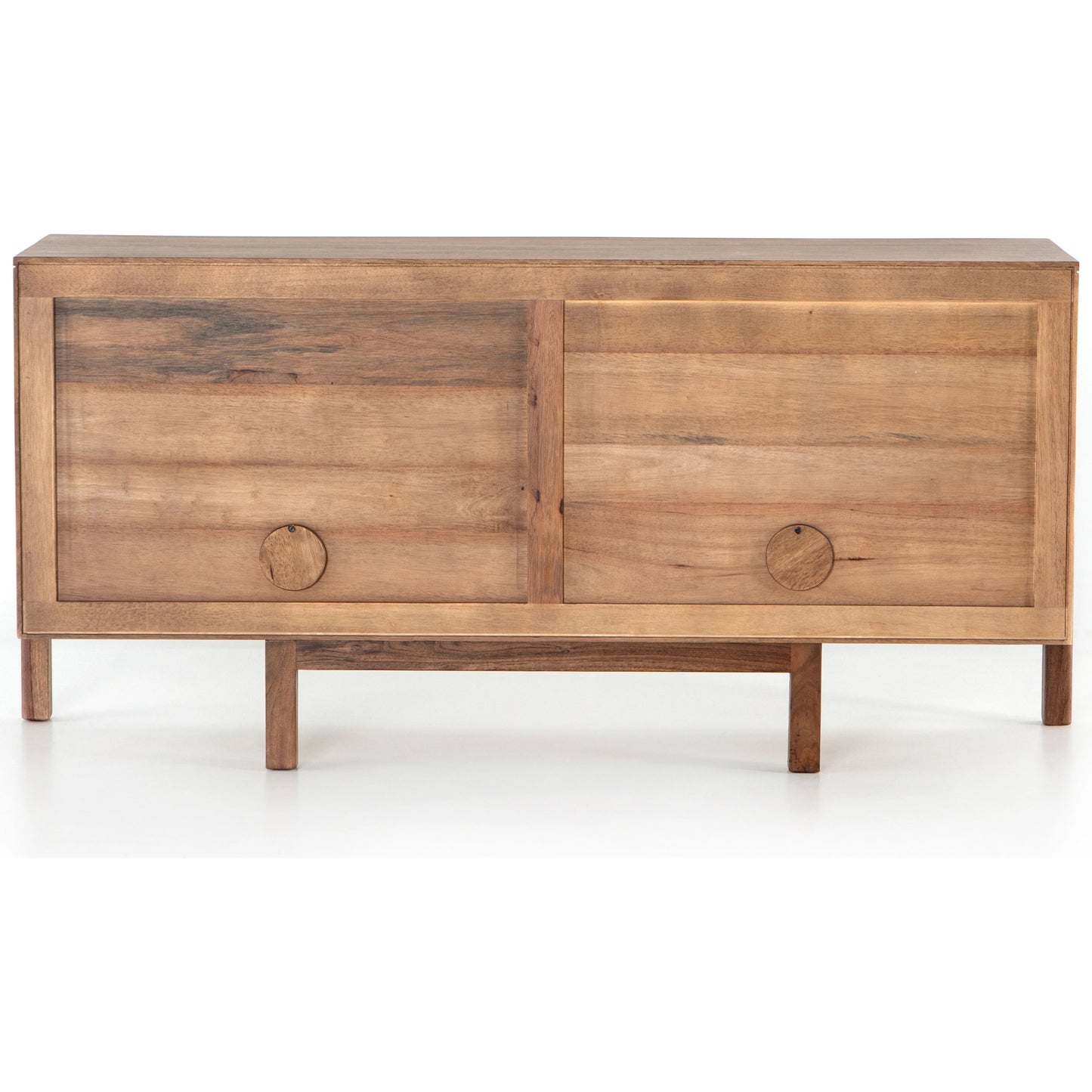 012 SI-1716499 | Additional Silo | Reza Sideboard by Four Hands in smoked honey. Made from solid parawood, solid acacia, brass in a eclectic & global style.