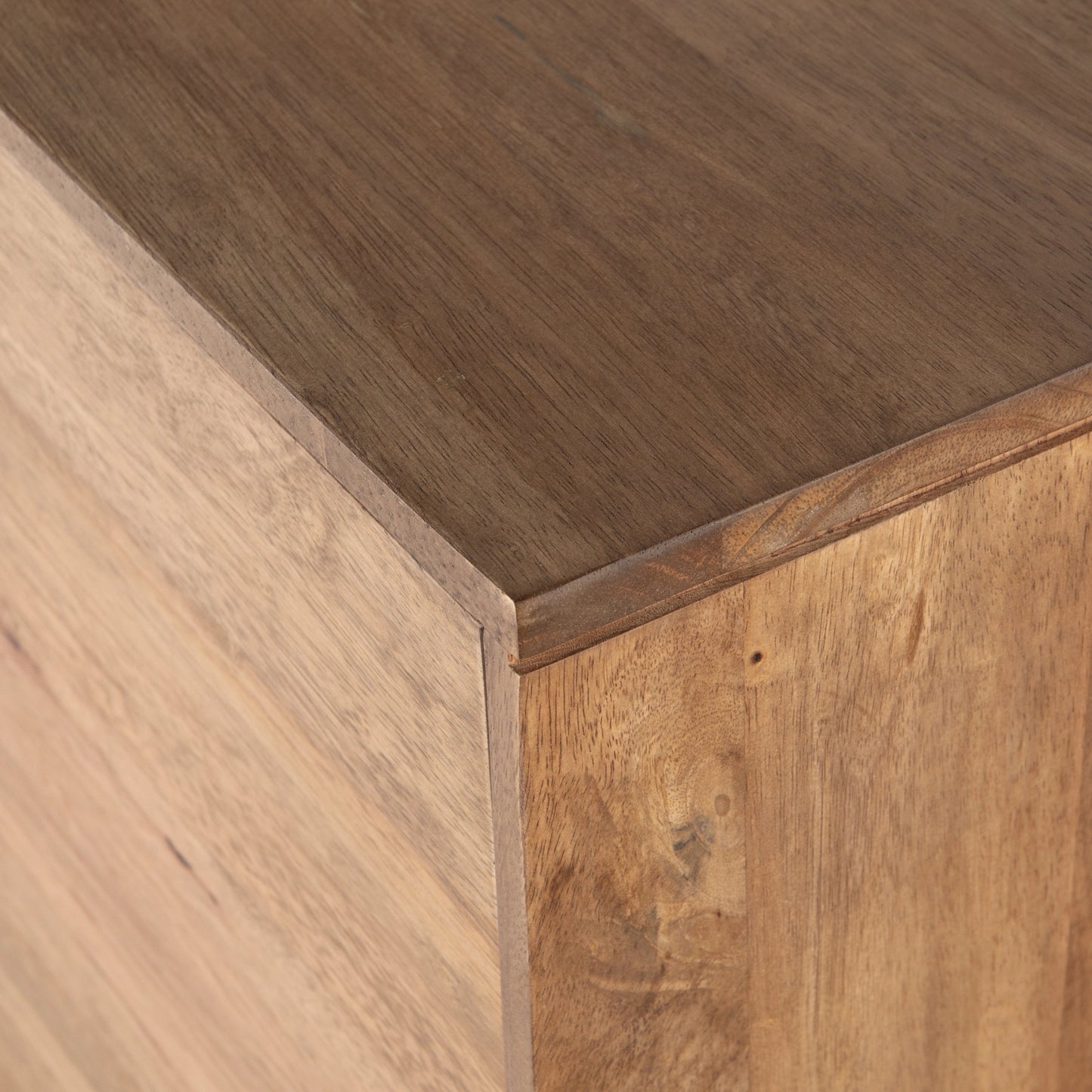 013 SI-1716499 | Additional Silo | Reza Sideboard by Four Hands in smoked honey. Made from solid parawood, solid acacia, brass in a eclectic & global style.