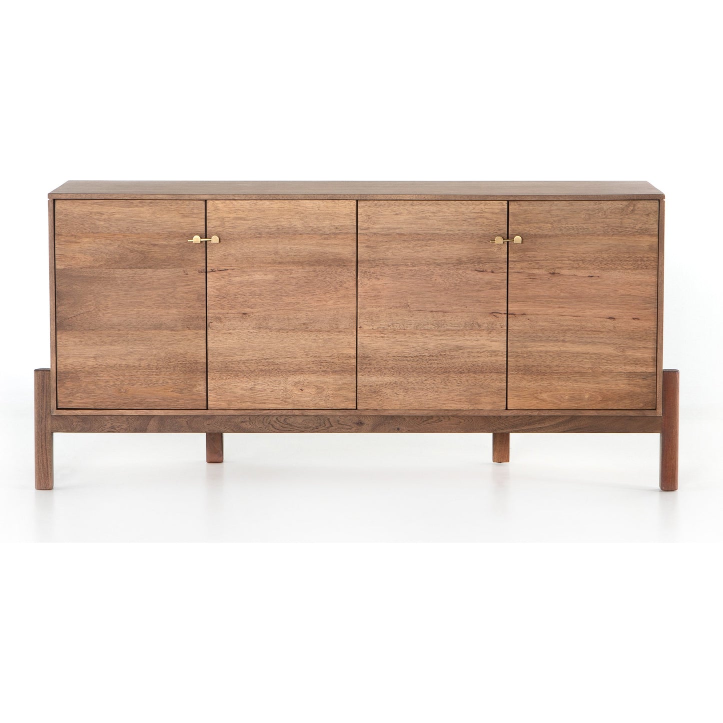 003 SI-1716499 | Additional Silo | Reza Sideboard by Four Hands in smoked honey. Made from solid parawood, solid acacia, brass in a eclectic & global style.