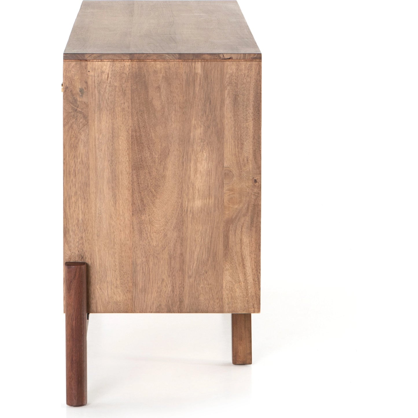 011 SI-1716499 | Additional Silo | Reza Sideboard by Four Hands in smoked honey. Made from solid parawood, solid acacia, brass in a eclectic & global style.