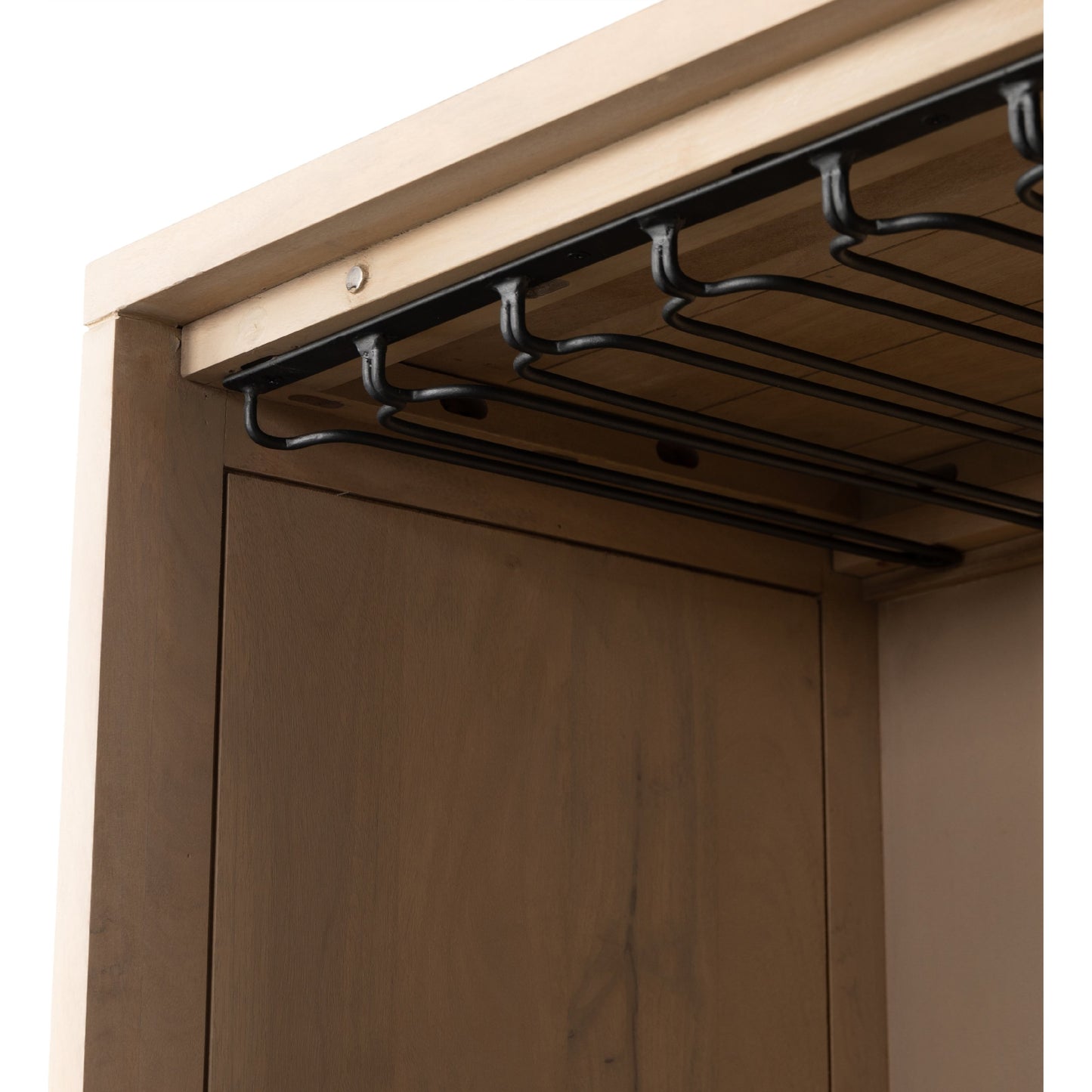 009 SI-1714673 | Additional Silo | Caprice Bar Cabinet by Four Hands in natural mango, natural cane. Made from solid mango, cane in a coastal style.