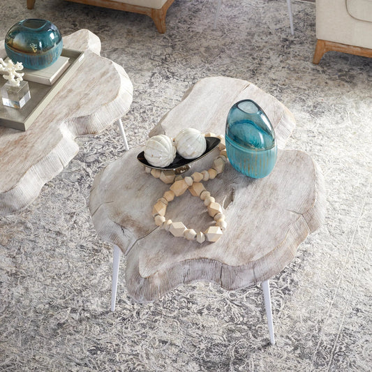 Cape Caspian Vase by Cyan Design in blue. Made from glass in a coastal style.