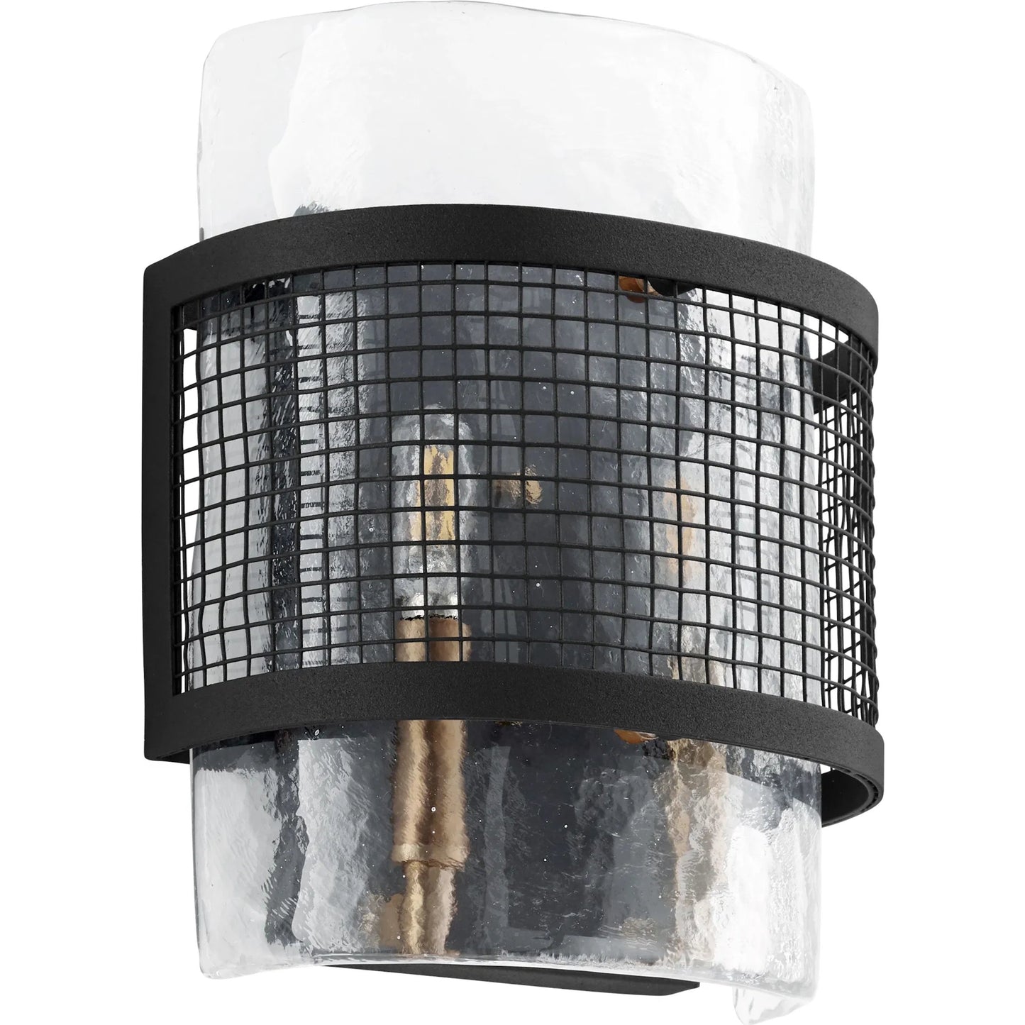 001 SI-1718960 | Primary Silo | Panorama Wall Sconce by Cyan Design in noir, aged brass. Made from iron, glass in a modern style.