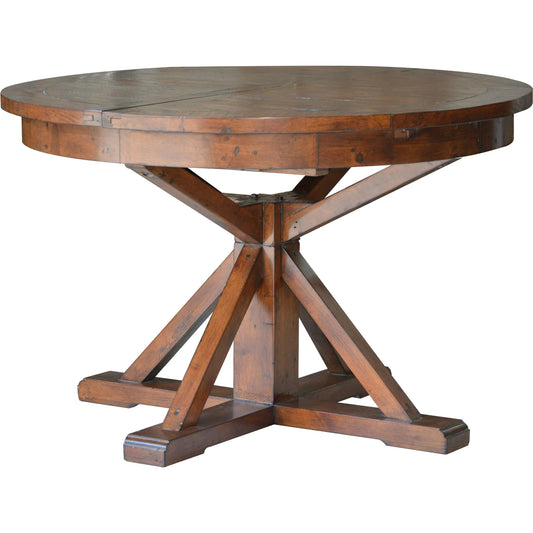 Irish Coast Round 47/63" Extension Dining Table by LH Imports. Made from unique in a traditional style.