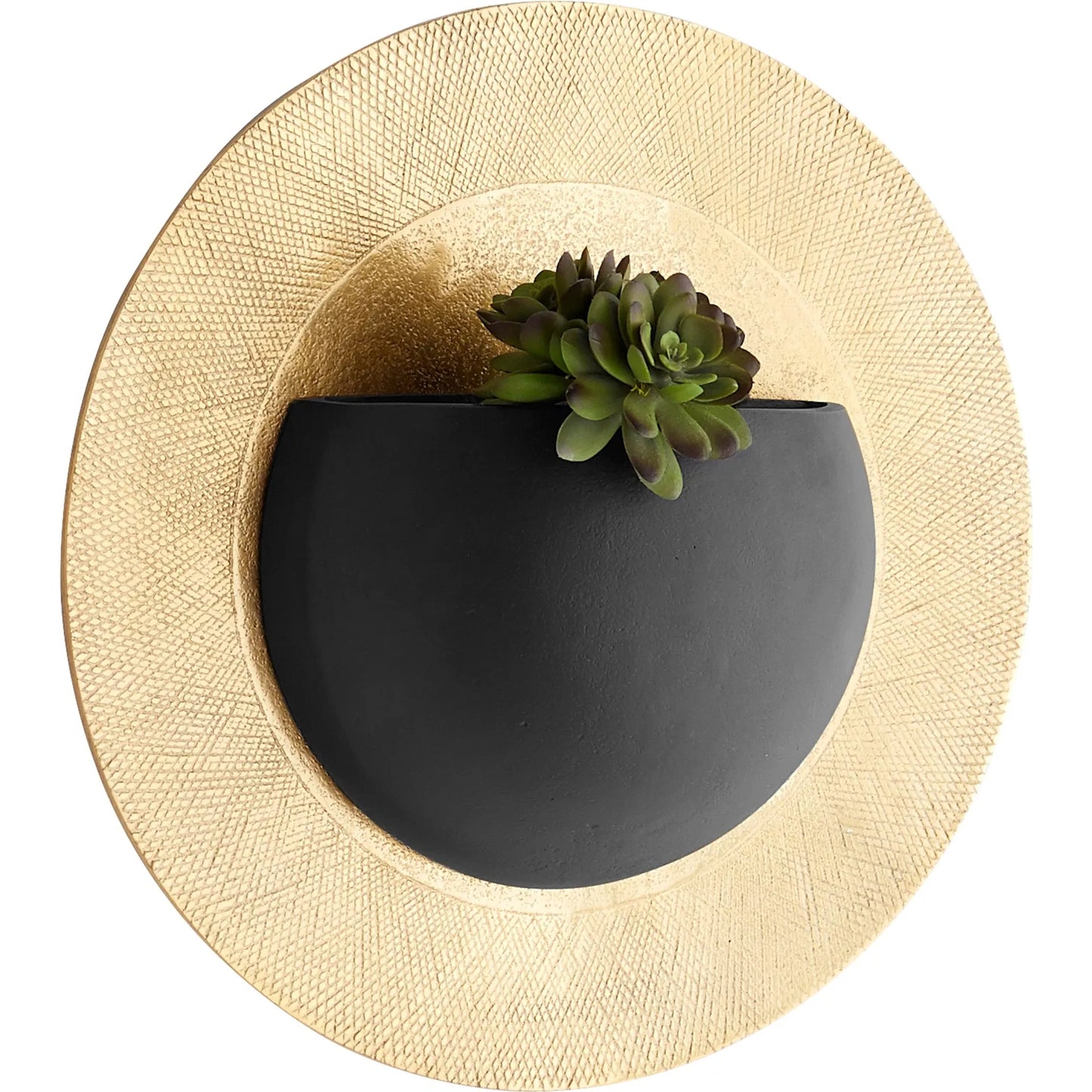 003 SI-1987095 | Lifestyle | Gilded Implosion Wall Decor by Cyan Design in gold, black. Made from aluminum in a modern style.