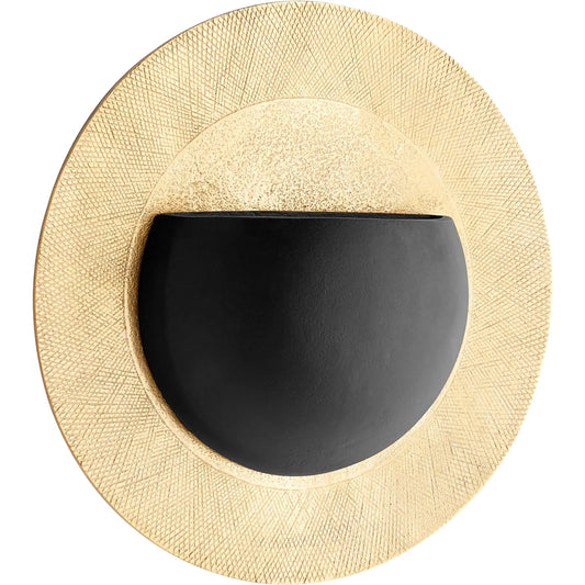 001 SI-1987095 | Primary Silo | Gilded Implosion Wall Decor by Cyan Design in gold, black. Made from aluminum in a modern style.