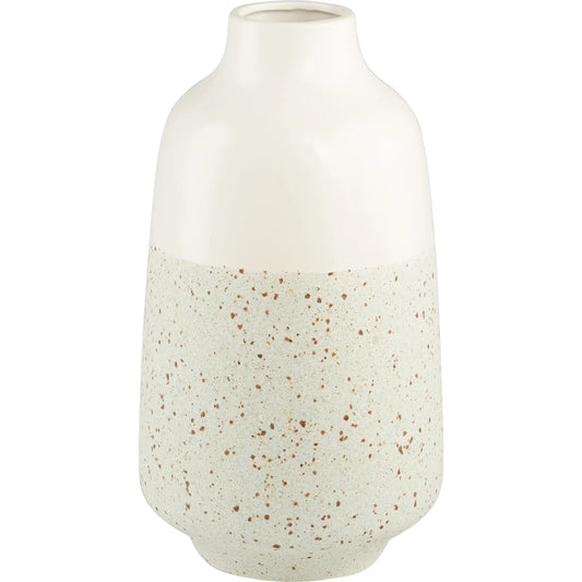 Summer Shore Vase by Cyan Design in white. Made from ceramic in a modern style.