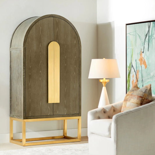 Solid Snow Table Lamp by Cyan Design in white. Made from marble, iron with white linen shade in a modern style.