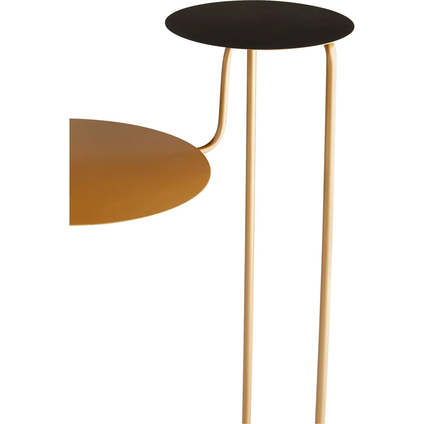 003 SI-1987024 | Closeup | Deja Vu Table by Cyan Design in bronze, black. Made from iron in a modern style.