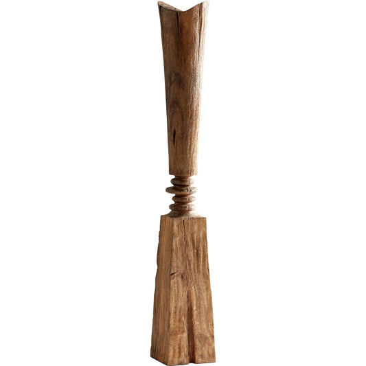 Balance Sculpture by Cyan Design in pecan. Made from wood in a modern style.