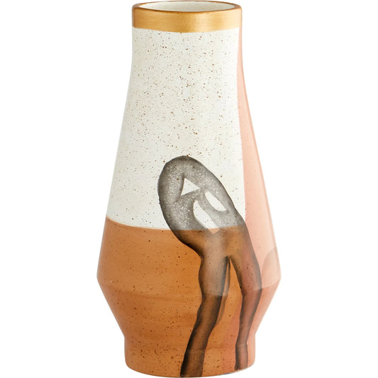 Hiraya Vase by Cyan Design in multi color. Made from ceramic in a modern style.