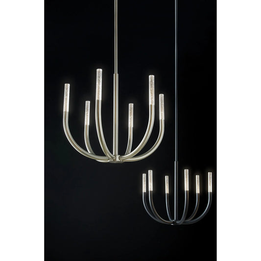 Presto 6-Light Chandelier by Cyan Design in satin nickel. Made from unique in a modern style.