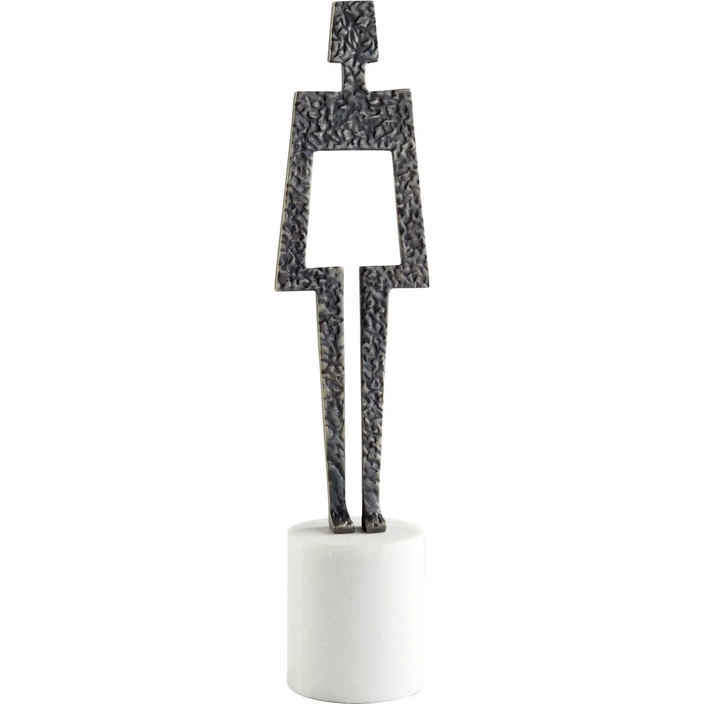 001 SI-1986930 | Primary Silo | Beatrice Sculpture by Cyan Design in black, white. Made from marble, metal in a modern style.
