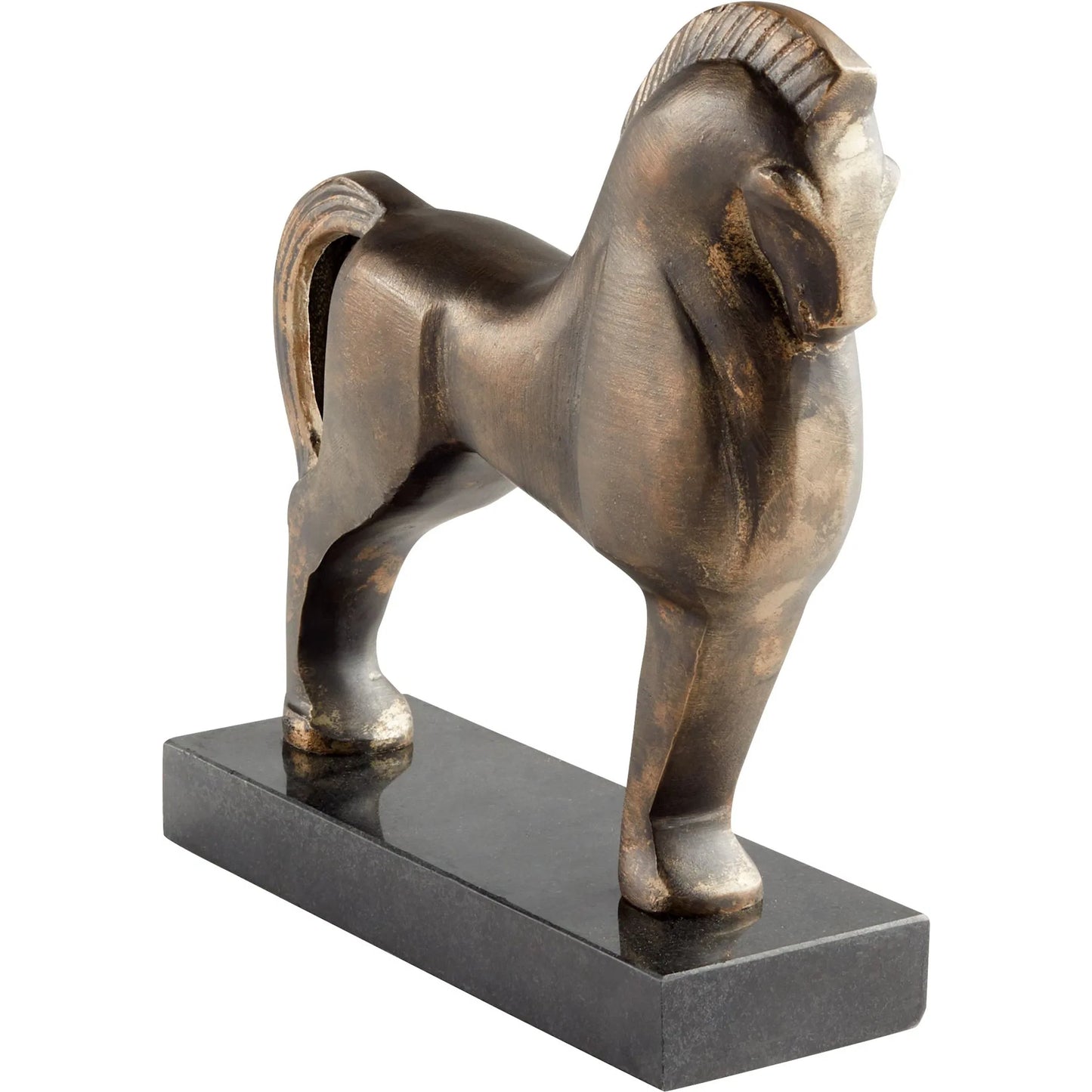 002 SI-1987369 | Lifestyle | Sinon Sculpture by Cyan Design in bronze. Made from marble, metal in a modern style.