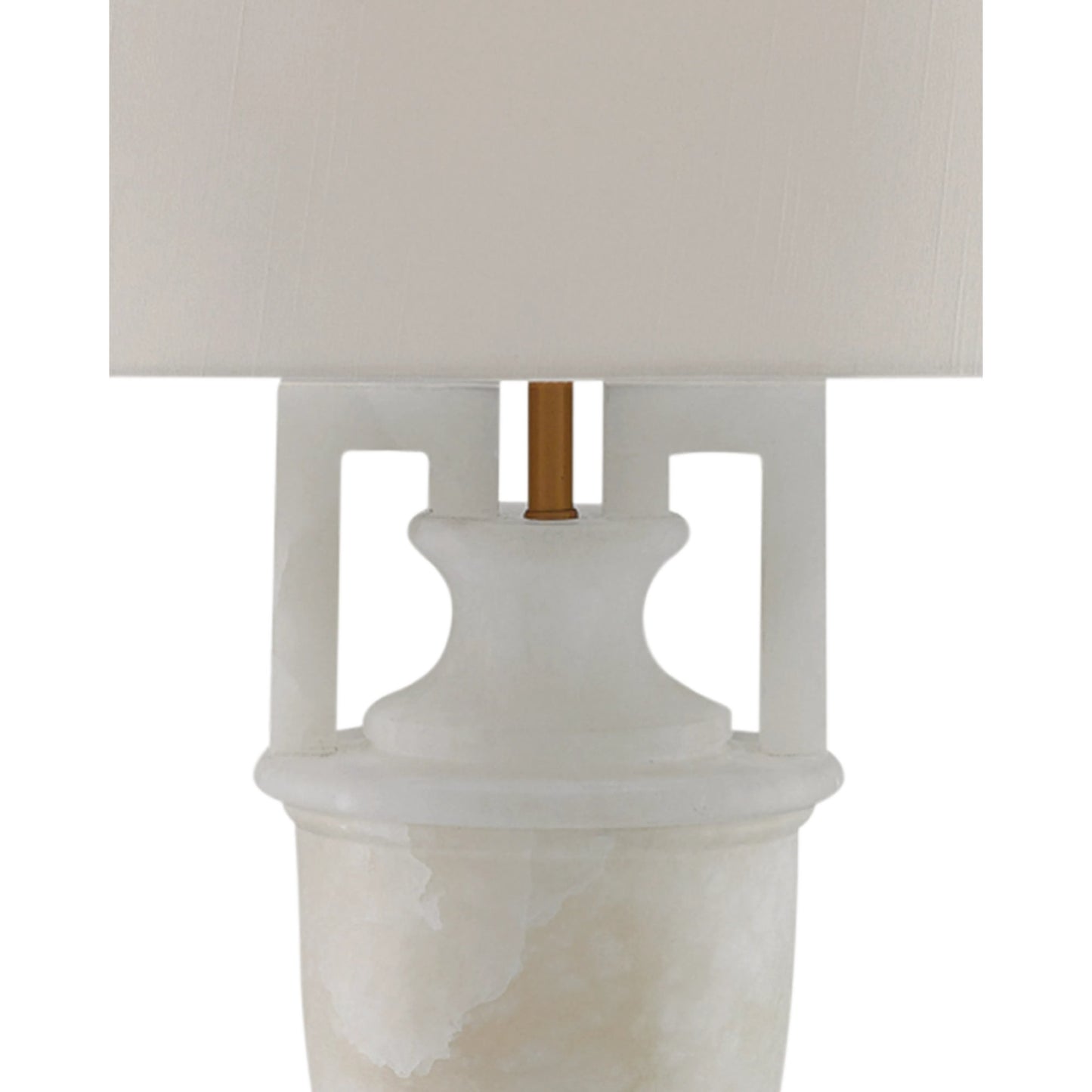 003 S-223093 | Closeup | Clifford Table Lamp by Currey and Company in natural, coffee bronze. Made from alabaster, metal in a traditional style.