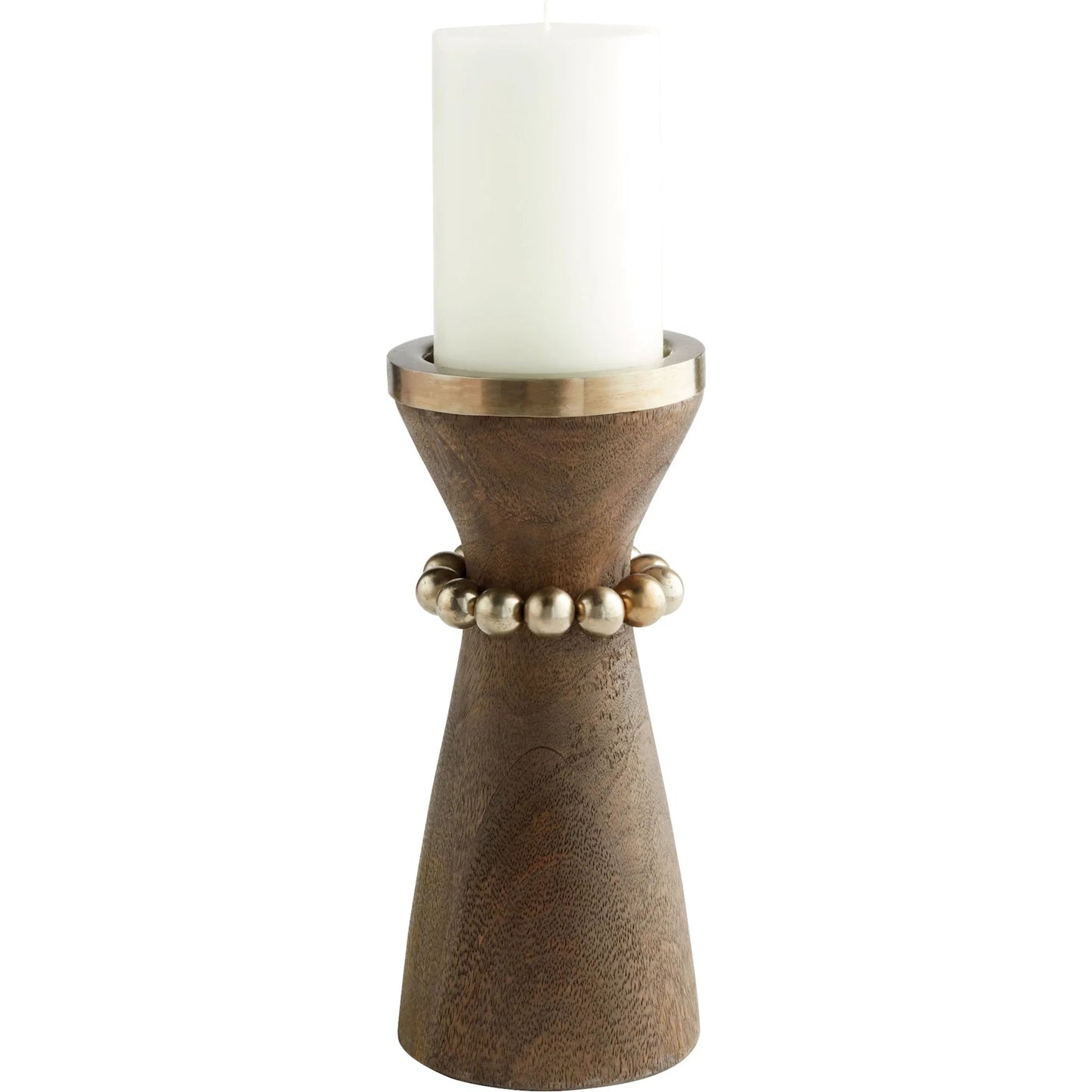 013 SI-1987289 | Lifestyle | Parvati Candle Holder by Cyan Design. Made from wood, iron in a modern style.