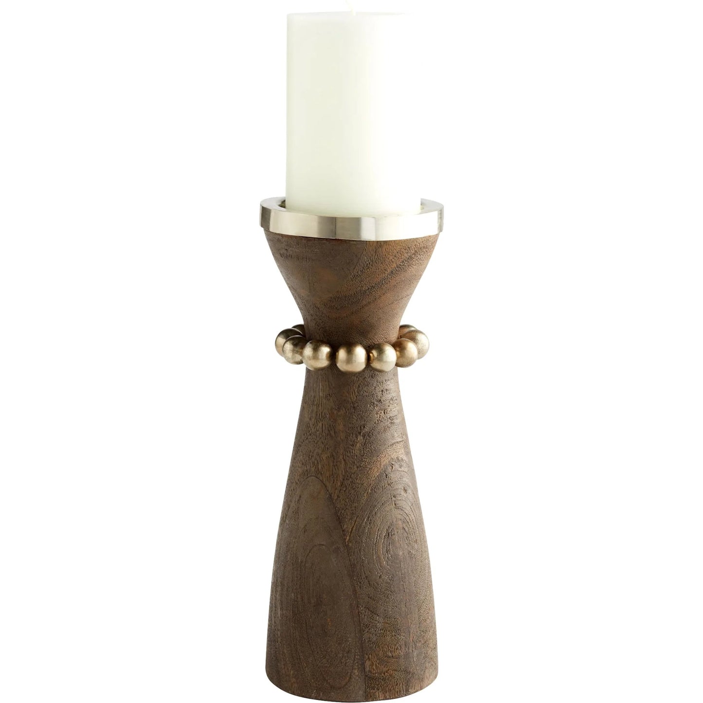 014 SI-1987290 | Lifestyle | Parvati Candle Holder by Cyan Design. Made from wood, iron in a modern style.