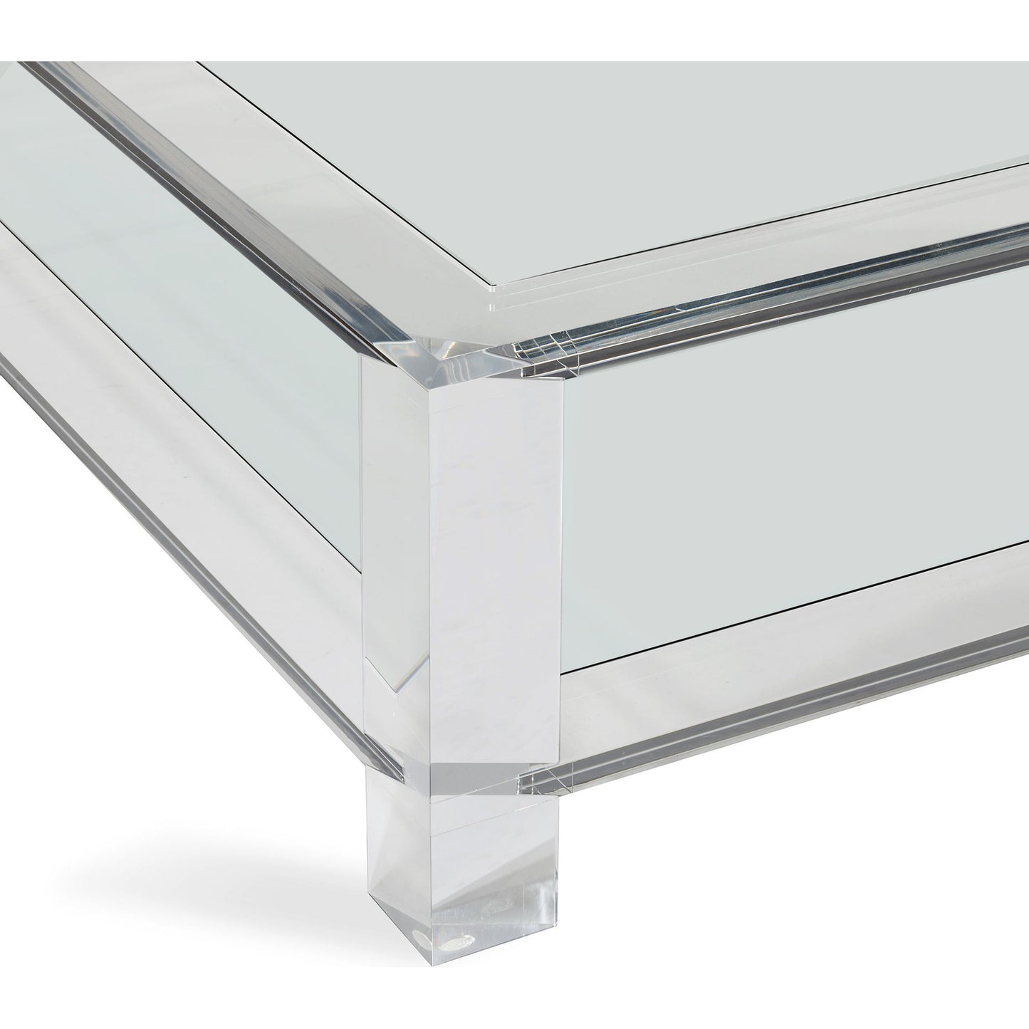 003 S-260222 | Additional Silo | Surrey Square Cocktail by Interlude Home in clear, clear glass. Made from acrylic, glass in a modern style.