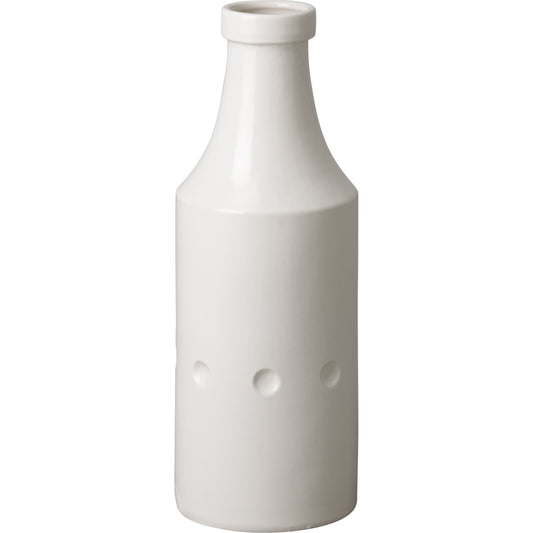 Tall Milk Jug Vase by Emissary USA in white. Made from unique in a cottage & farmhouse style.
