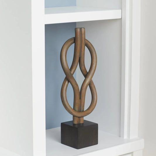 Hercules Knot by Cyan Design in black. Made from wood in a modern style.