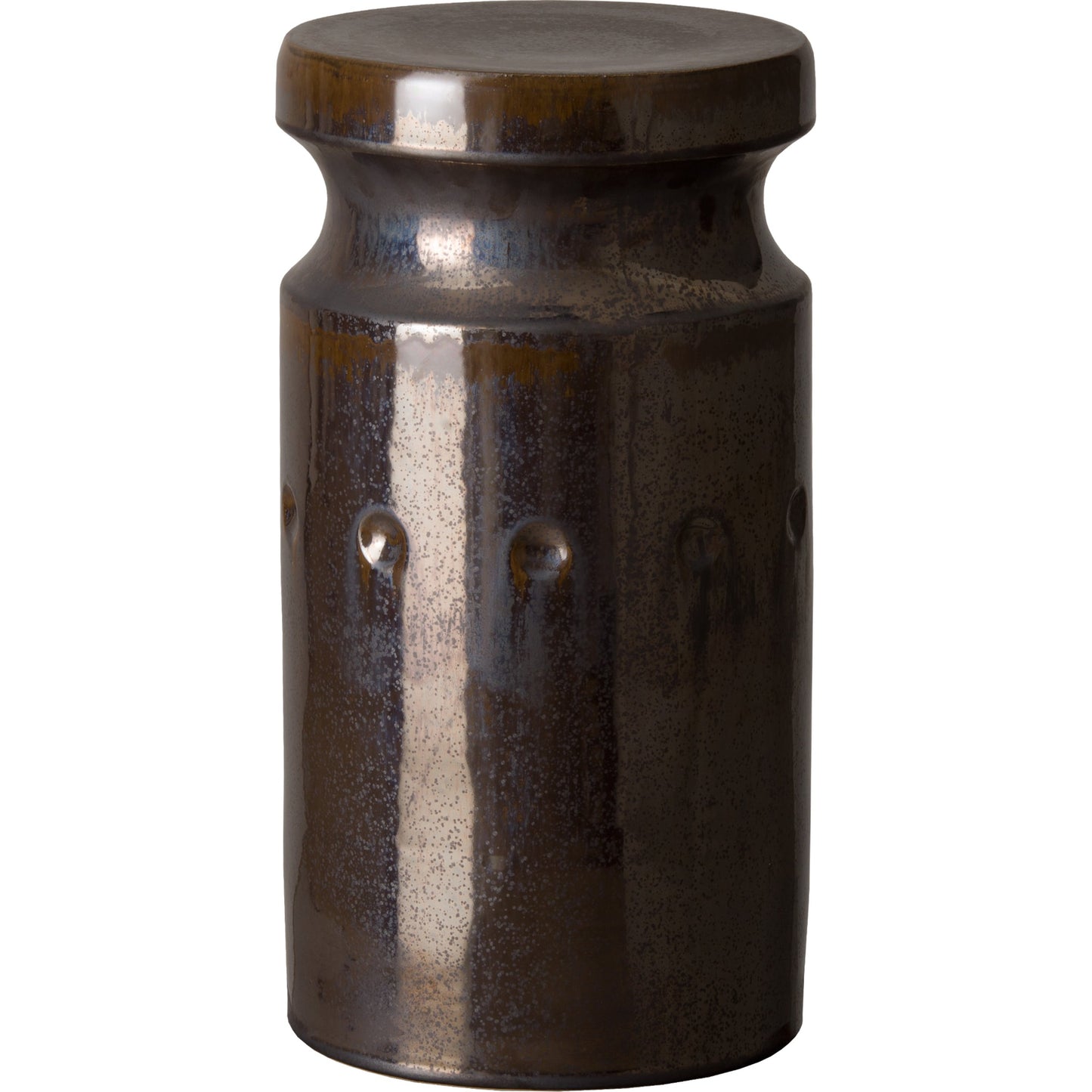 001 S-300981 | Primary Silo | Milk Jug Stand by Emissary in gunmetal. Made from unique in a traditional style.