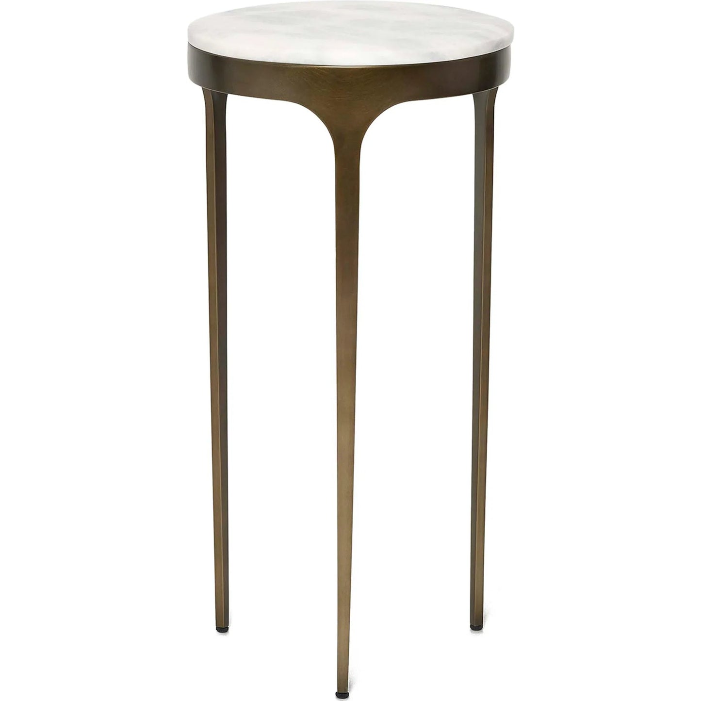 008 SI-2374488 | Additional Silo | Camilla Drink Table by Interlude Home. Made from stainless steel, marble in a modern style.