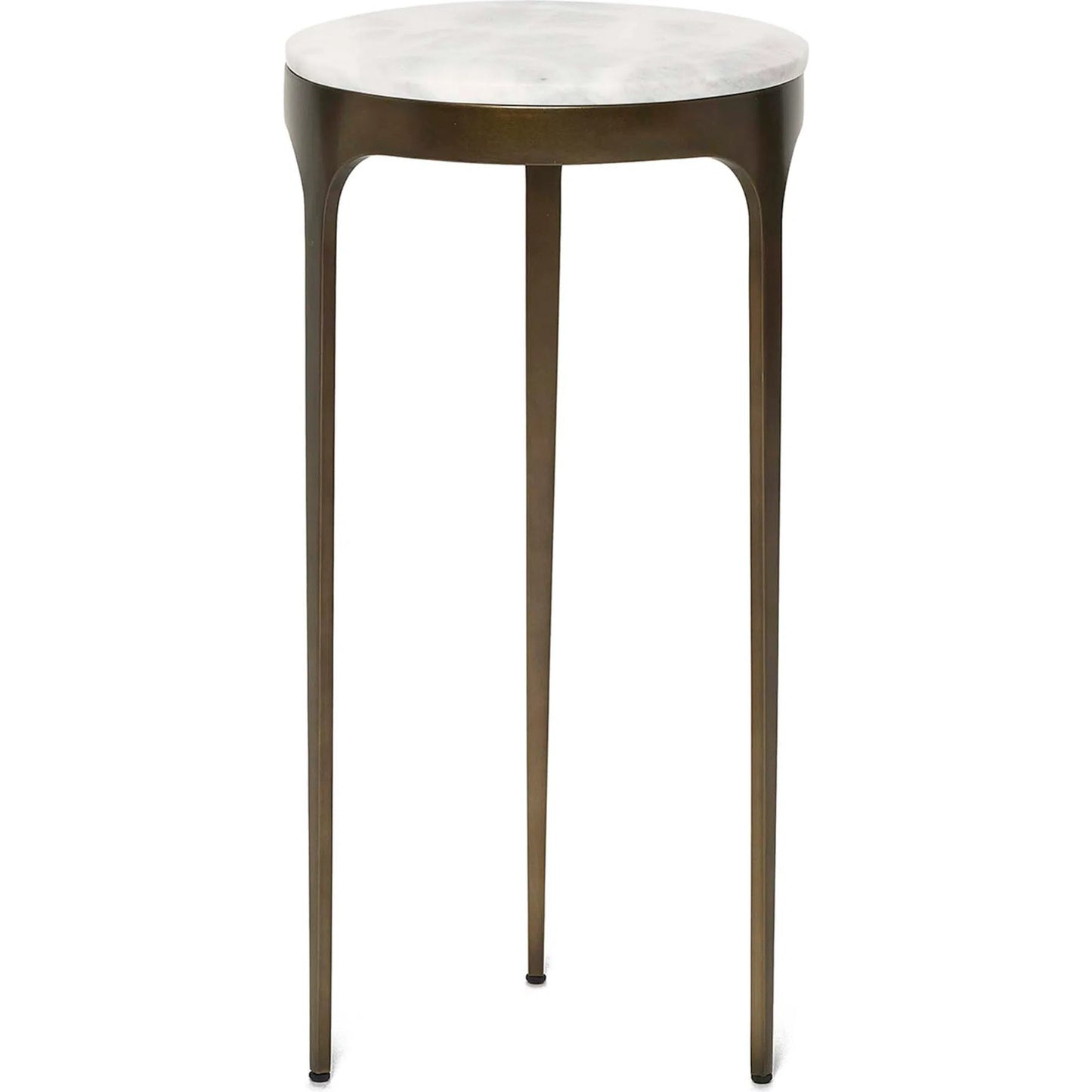 002 SI-2374488 | Primary Silo | Camilla Drink Table by Interlude Home. Made from stainless steel, marble in a modern style.