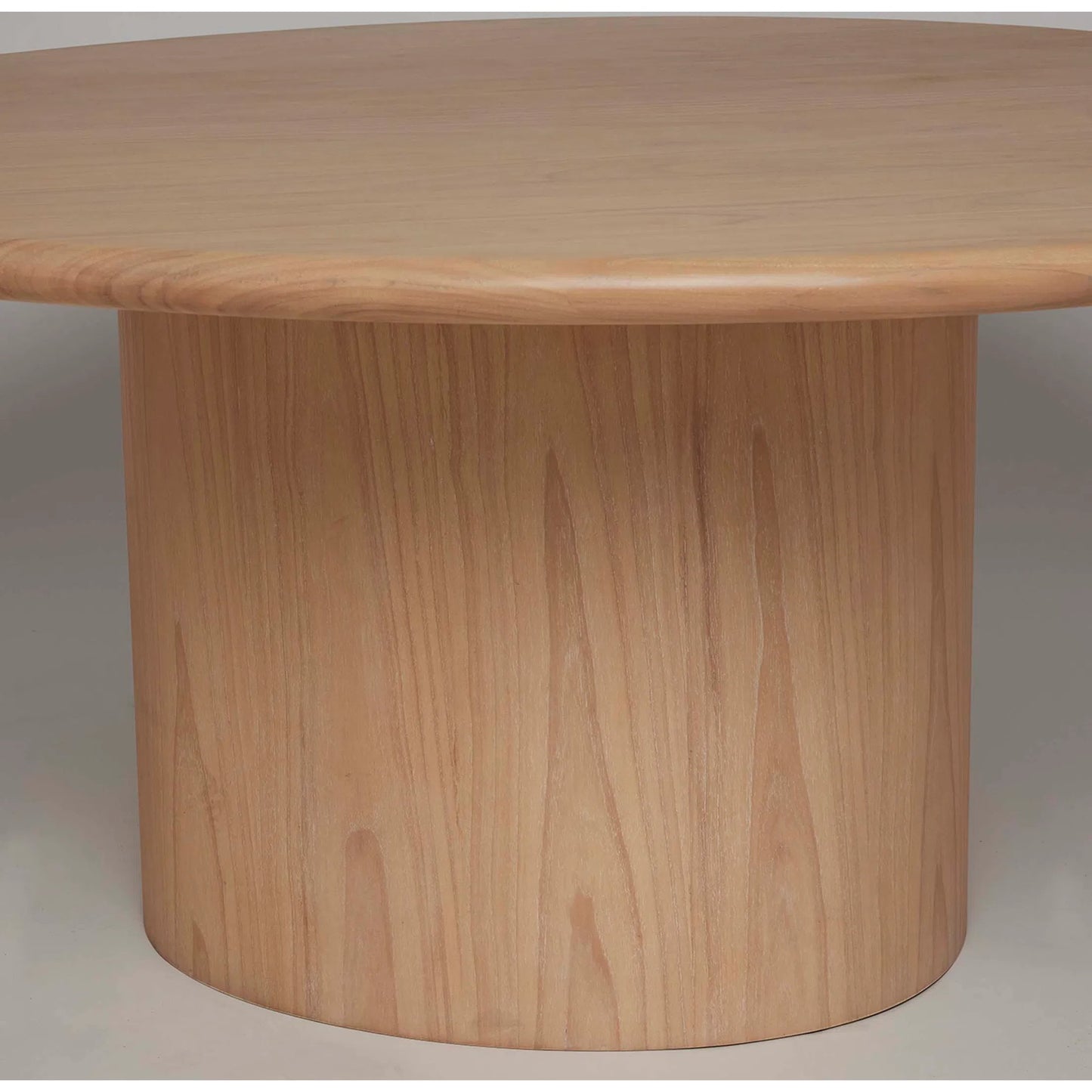 003 SI-2374605 | Closeup | Tinsley Dining Table by Interlude Home in husk. Made from wood in a transitional style.