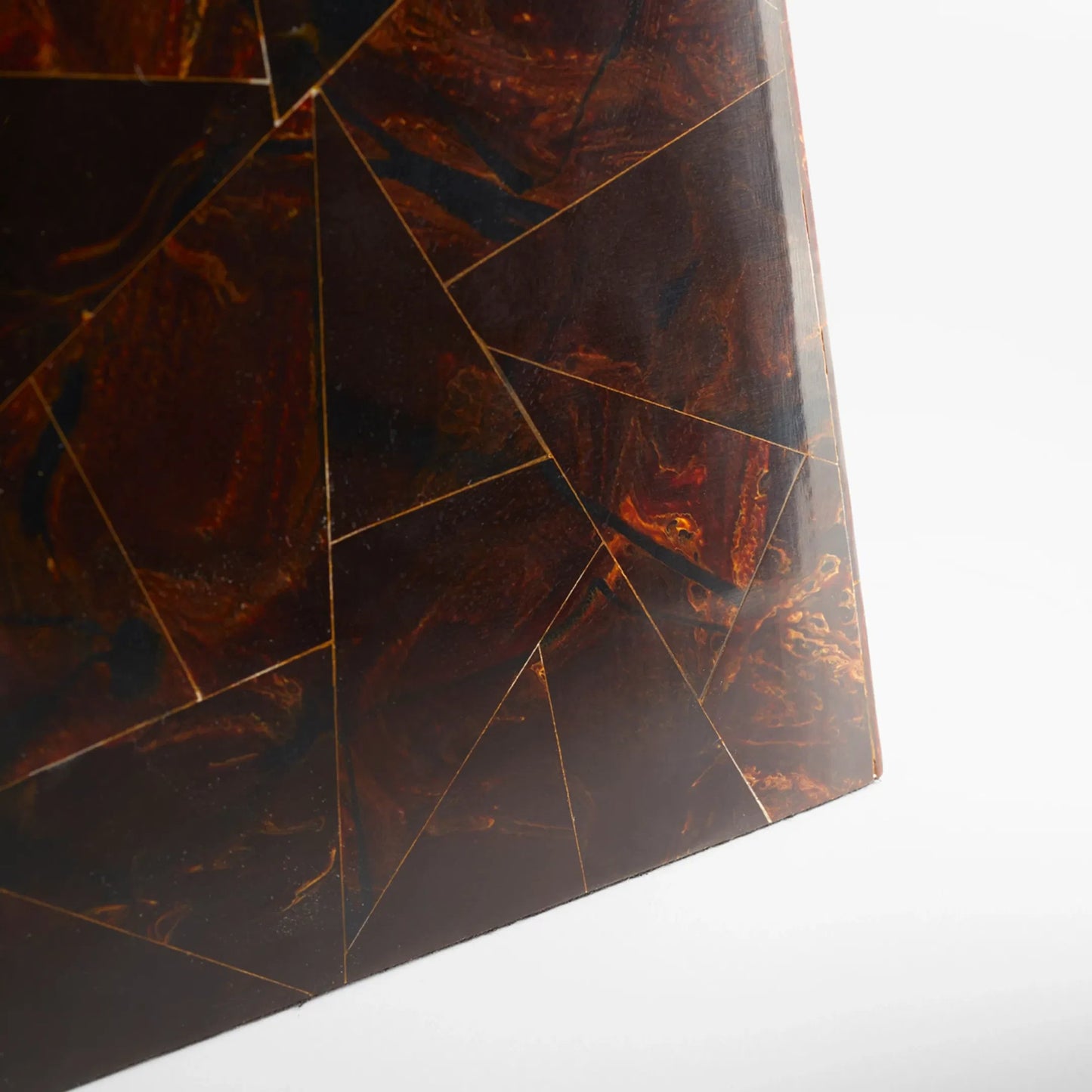 003 SI-1987412 | Lifestyle | Taurus Accent Table by Cyan Design in brown. Made from mdf, faux horn in a modern style.