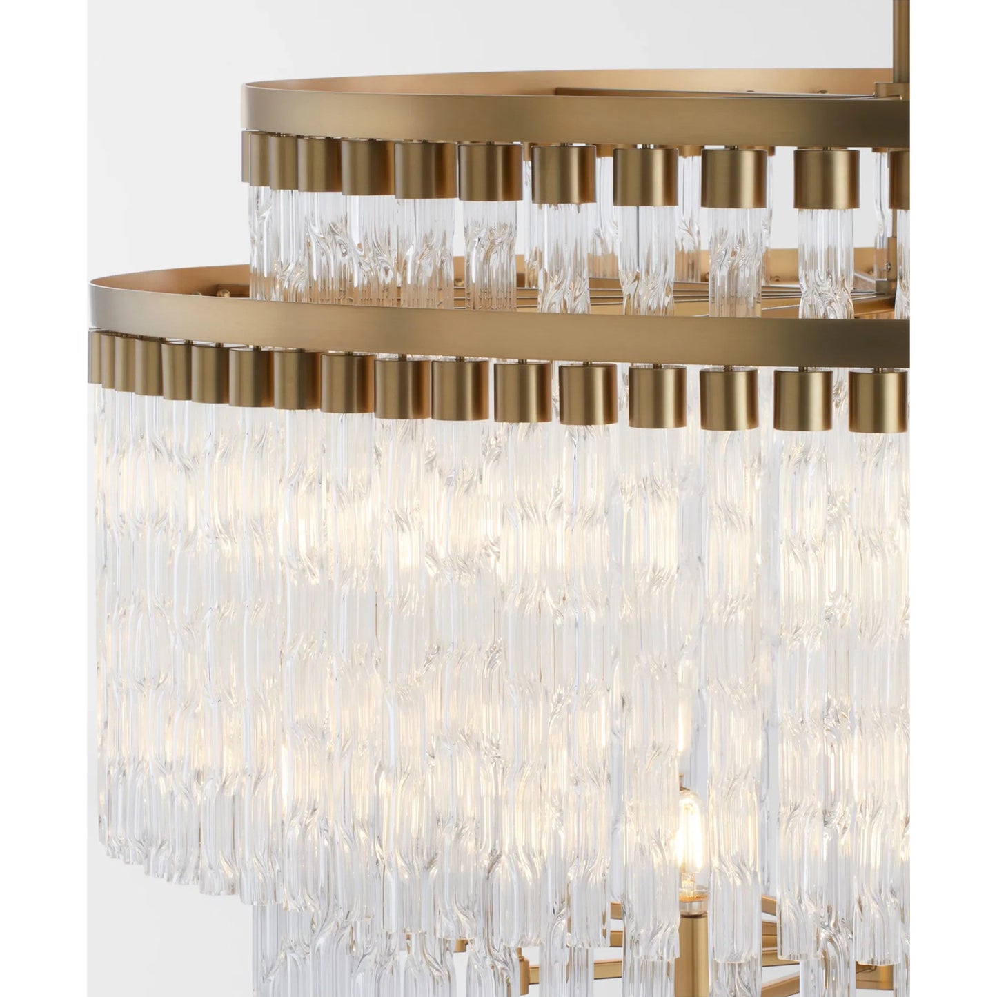 003 SI-2130419 | Lifestyle | Noble 12 Light Chandelier by Cyan Design in aged brass. Made from unique in a modern style.