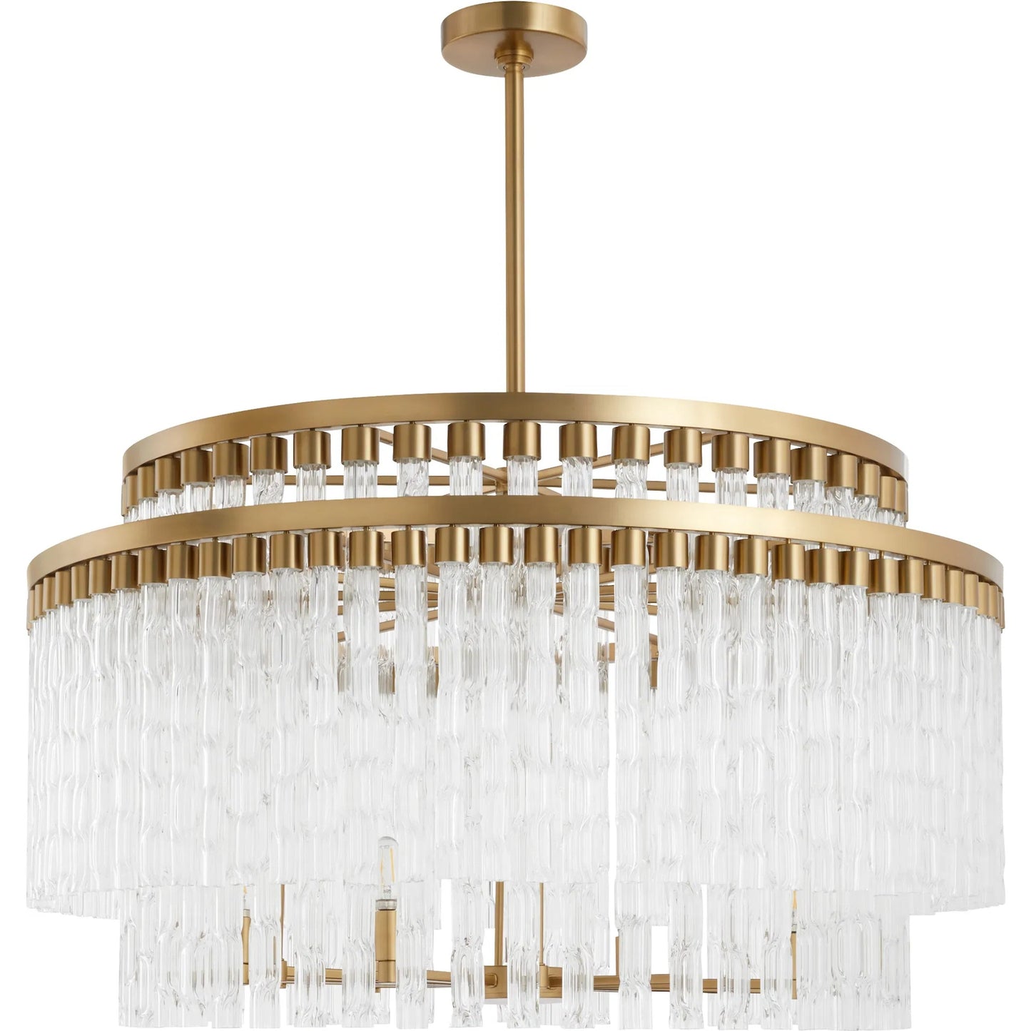001 SI-2130419 | Primary Silo | Noble 12 Light Chandelier by Cyan Design in aged brass. Made from unique in a modern style.