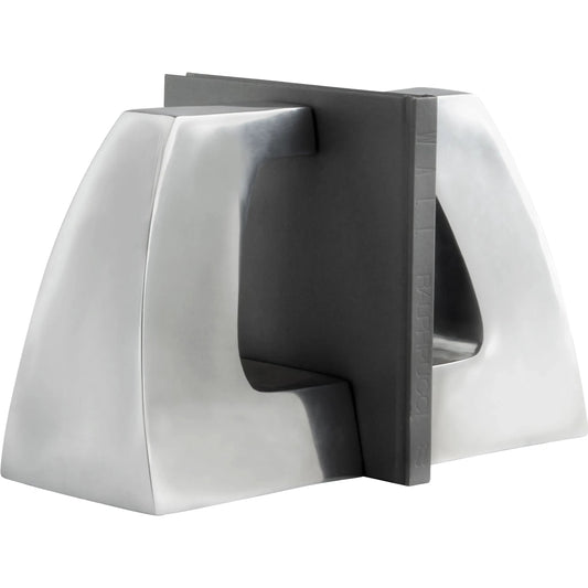 Apostrophe Bookends in Polished Aluminum by Cyan Design in polished aluminum. Made from unique in a modern style.