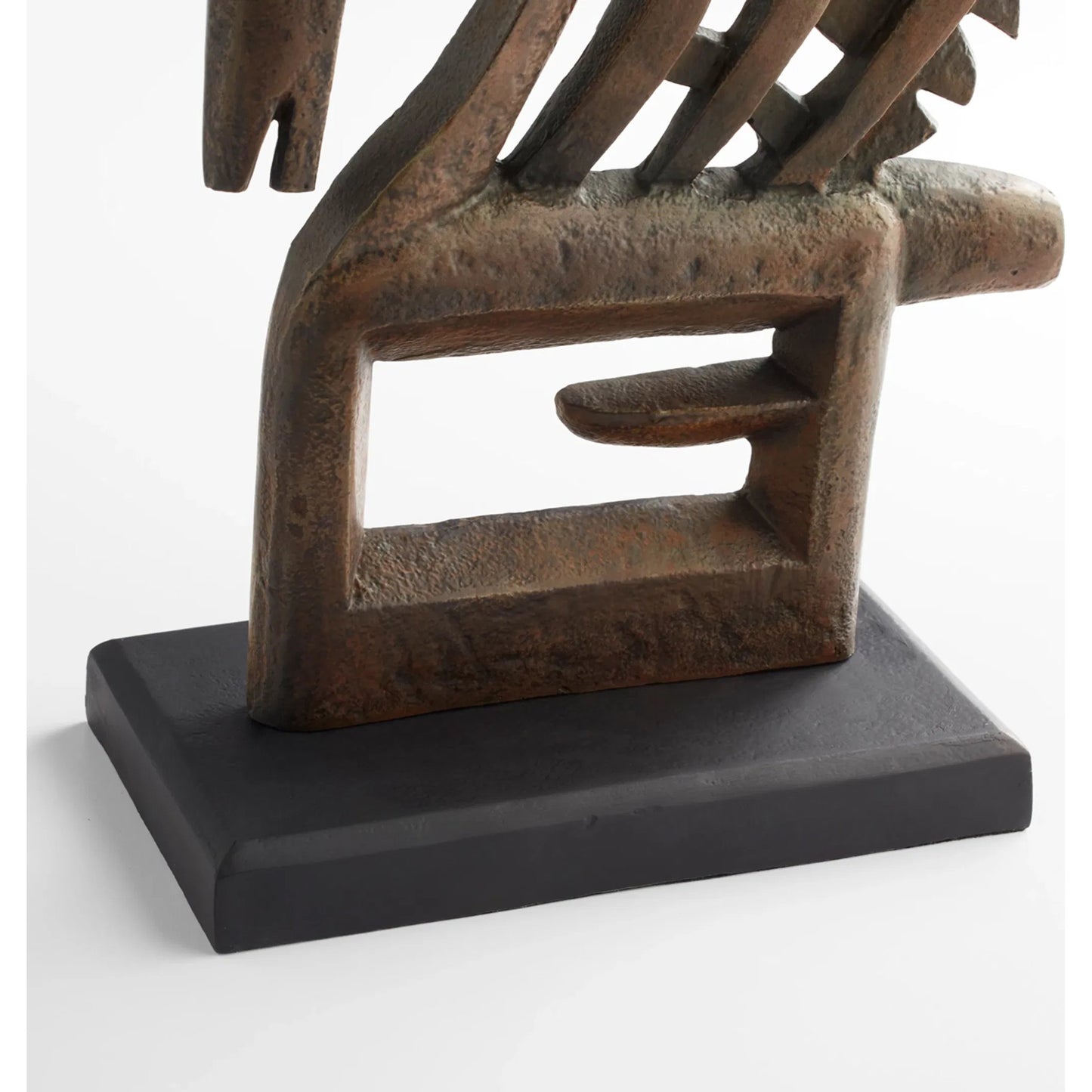 003 SI-2130371 | Closeup | Antelope Chi Wara by Cyan Design in rustic. Made from unique in a modern style.