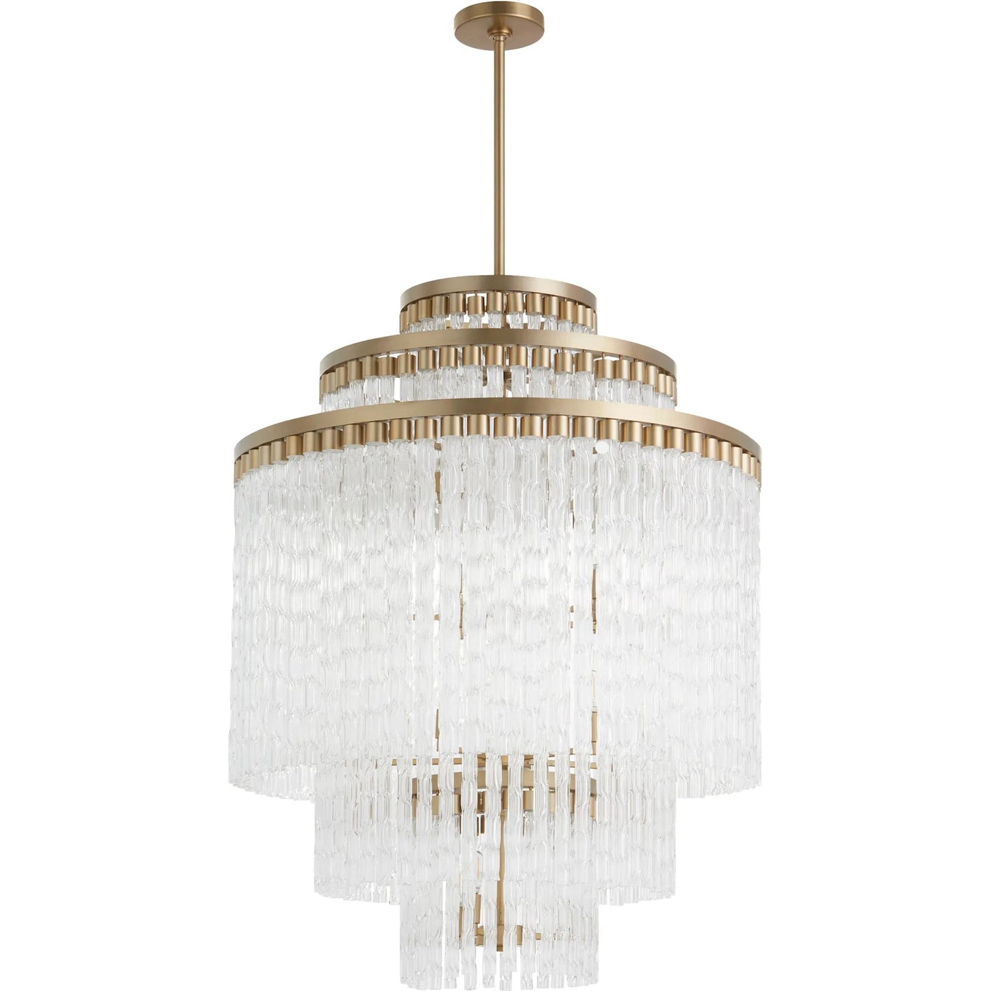 001 SI-2130418 | Primary Silo | Nobel 18 Light Chandelier by Cyan Design in aged brass. Made from unique in a modern style.