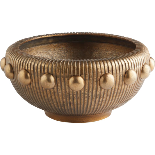 001 SI-2130375 | Primary Silo | Batten Bowl by Cyan Design. Made from cast aluminum in a modern style.