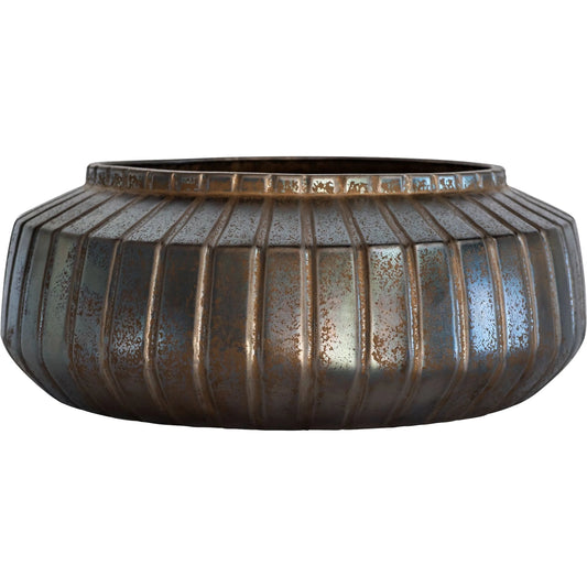 Ribbed Sweater Bowl by Cyan Design in crystal bronze. Made from unique in a modern style.